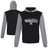 Толстовка New York Yankees Levelwear Black Throwback Carve Ultimate