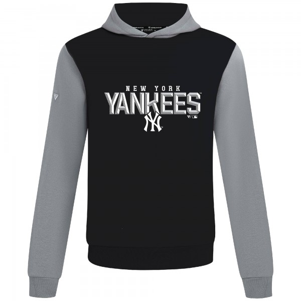 Толстовка New York Yankees Levelwear Black Throwback Carve Ultimate