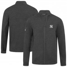 WoNew York Yankees Levelwear Gray Alec Insignia 2.0 Full-Zip Jacket