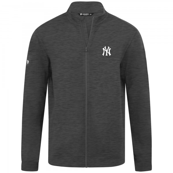 WoNew York Yankees Levelwear Gray Alec Insignia 2.0 Full-Zip Jacket
