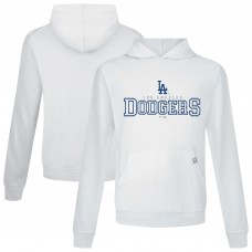 Los Angeles Dodgers Levelwear White Relay Journey Pullover Hoodie