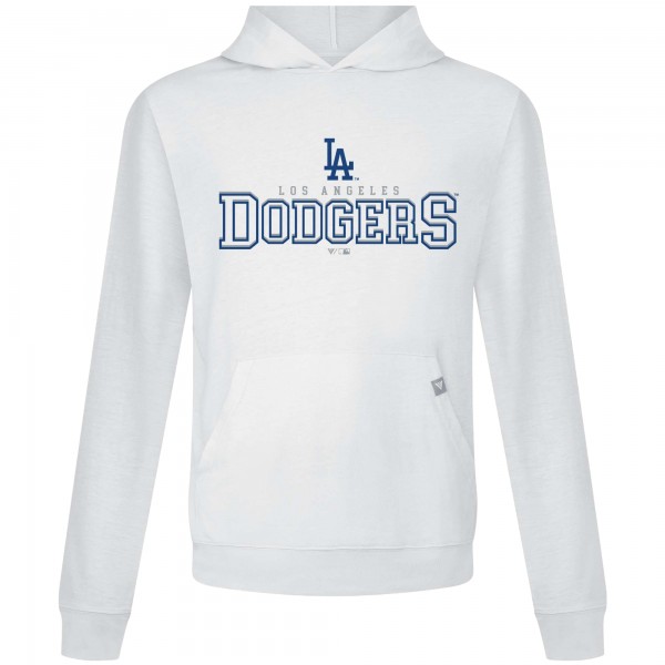 Los Angeles Dodgers Levelwear White Relay Journey Pullover Hoodie