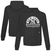 Толстовка New York Yankees Levelwear Black Relay Banner Arch