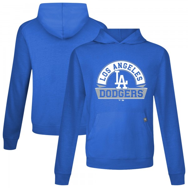 Los Angeles Dodgers Levelwear Royal Relay Banner Arch Pullover Hoodie
