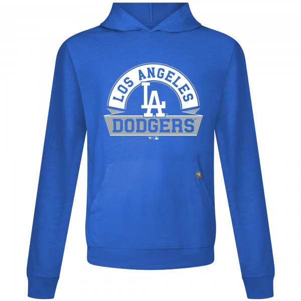 Los Angeles Dodgers Levelwear Royal Relay Banner Arch Pullover Hoodie