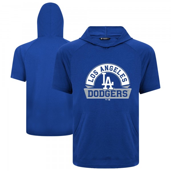 Los Angeles Dodgers Levelwear Royal Phase Banner Arch Hoodie T-Shirt