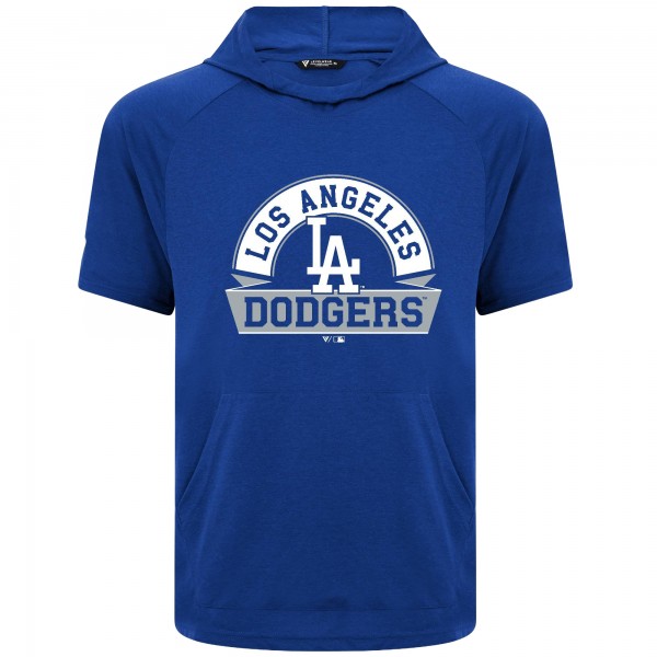 Los Angeles Dodgers Levelwear Royal Phase Banner Arch Hoodie T-Shirt