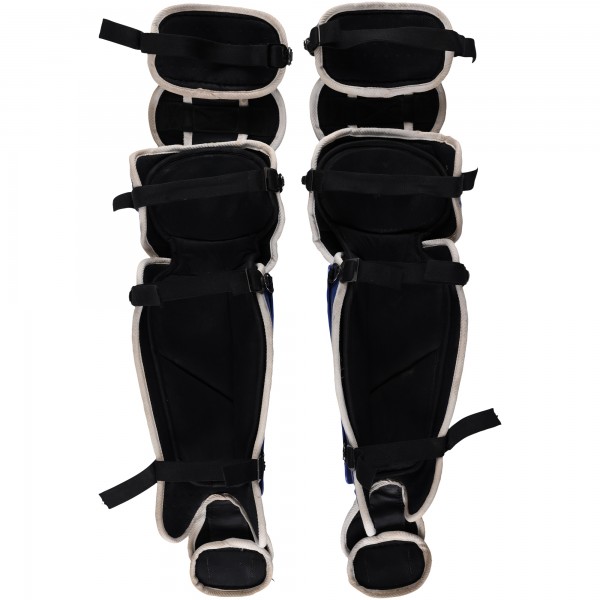 Will Smith Los Angeles Dodgers Autographed Fanatics Authentic Game-Used Royal Nike Shin Guards vs. Milwaukee Brewers on October 3, 2021