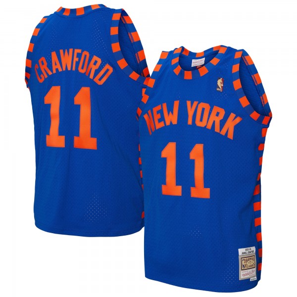 Джерси New York Knicks Jamal Crawford Mitchell & Ness Blue 2005/06 Hardwood Classics Swingman