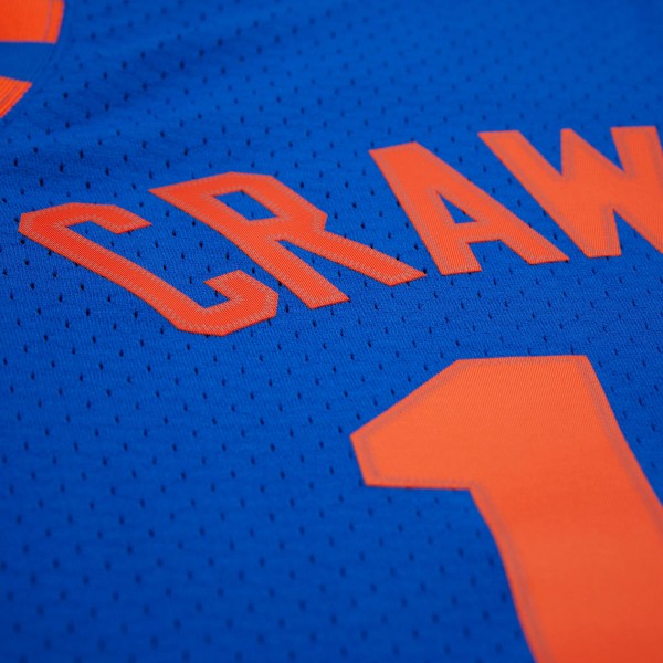 Джерси New York Knicks Jamal Crawford Mitchell & Ness Blue 2005/06 Hardwood Classics Swingman