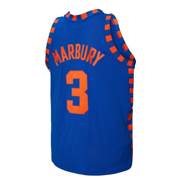 Джерси New York Knicks Stephon Marbury Mitchell & Ness Blue 2005/06 Hardwood Classics Swingman