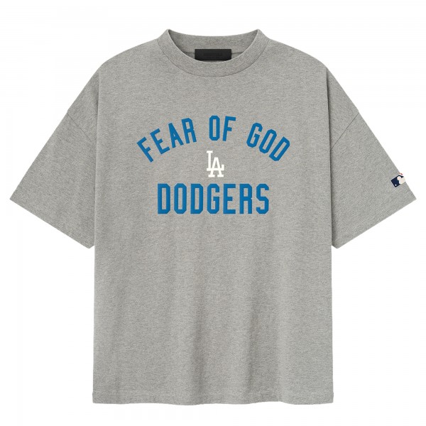 Los Angeles Dodgers Fear of God x MLB Heather Gray 90s Fit T-Shirt