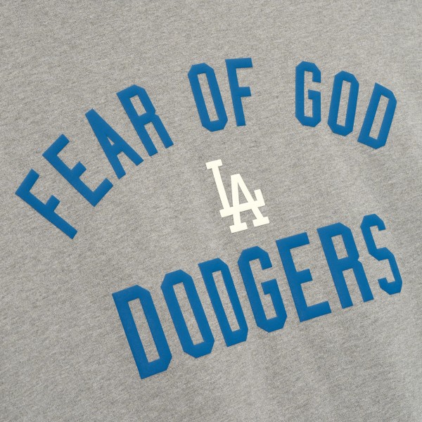 Los Angeles Dodgers Fear of God x MLB Heather Gray 90s Fit T-Shirt
