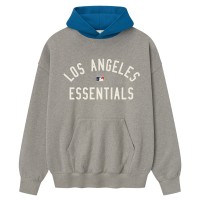 Los Angeles Dodgers Fear of God x MLB Warm Heather Gray/Royal Sport Fit Hoodie