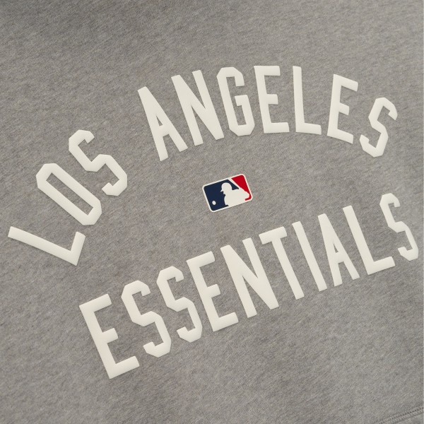 Los Angeles Dodgers Fear of God x MLB Warm Heather Gray/Royal Sport Fit Hoodie