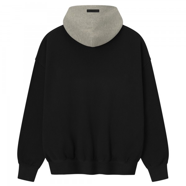 Brooklyn Nets Fear of God x NBA Black/Heather Gray Macao Sport Fit Hoodie