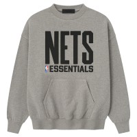 Brooklyn Nets Fear of God x NBA Heather Gray Sport Fit T-Shirt