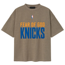 Футболка Unisex New York Knicks Fear of God x NBA Walnut 90s