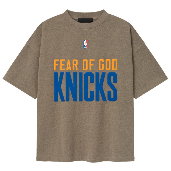 Футболка Unisex New York Knicks Fear of God x NBA Walnut 90s