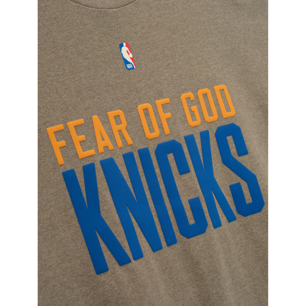 Футболка Unisex New York Knicks Fear of God x NBA Walnut 90s