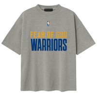 Футболка Unisex Golden State Warriors Fear of God x NBA Heather Gray 90s