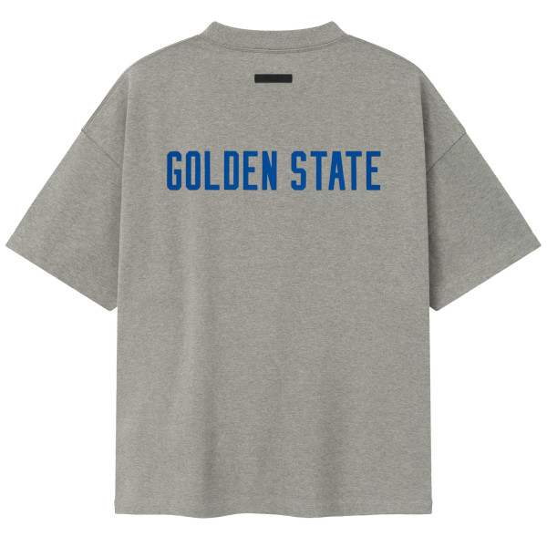 Футболка Unisex Golden State Warriors Fear of God x NBA Heather Gray 90s
