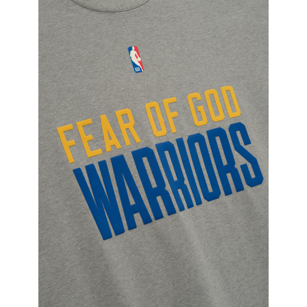 Футболка Unisex Golden State Warriors Fear of God x NBA Heather Gray 90s