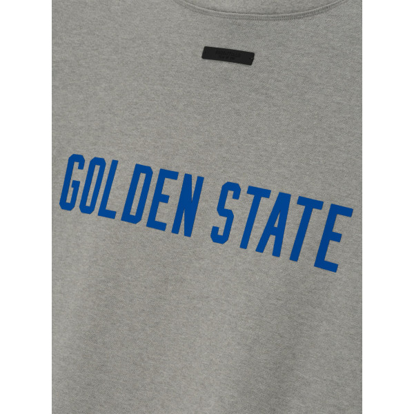 Футболка Unisex Golden State Warriors Fear of God x NBA Heather Gray 90s