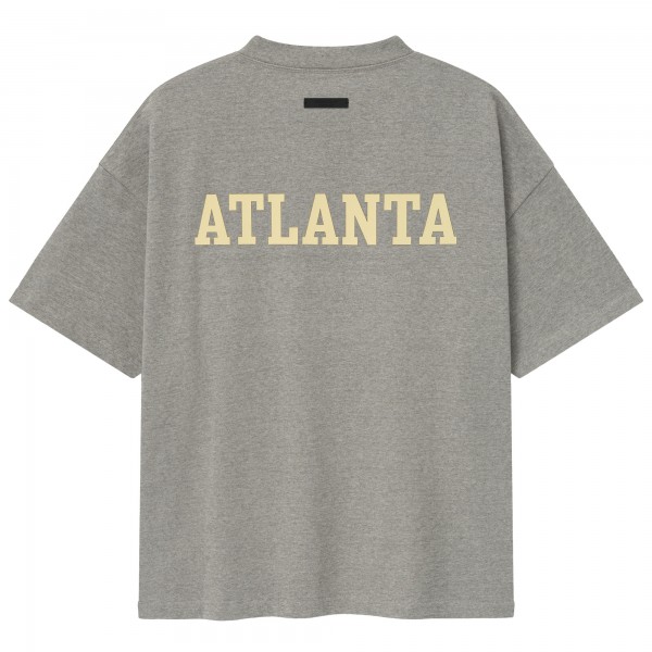 Футболка Unisex Atlanta Hawks Fear of God x NBA Heather Gray 90s