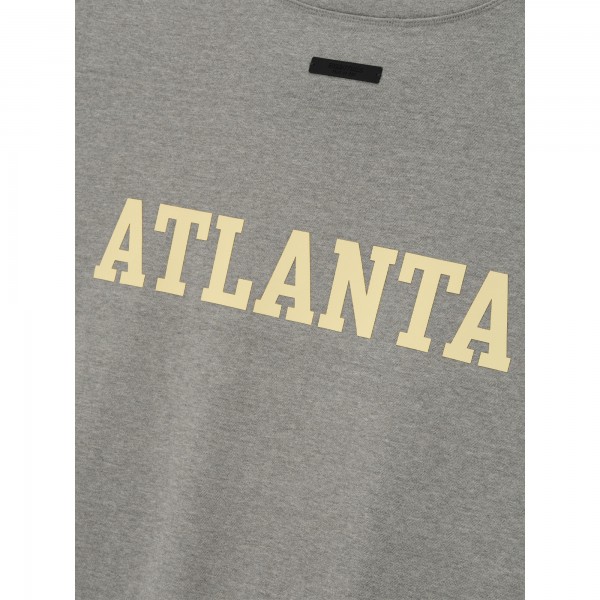 Футболка Unisex Atlanta Hawks Fear of God x NBA Heather Gray 90s