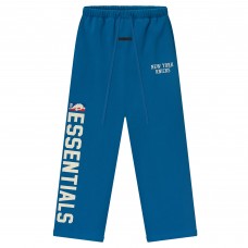 Unisex New York Knicks Fear of God x NBA Blue Lounge Sweatpants