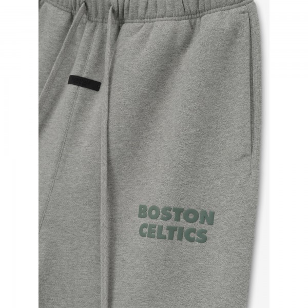 Unisex Boston Celtics Fear of God x NBA Heather Gray Lounge Sweatpants