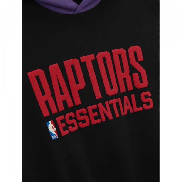 Unisex Toronto Raptors Fear of God x NBA Black/Purple Sport Hoodie