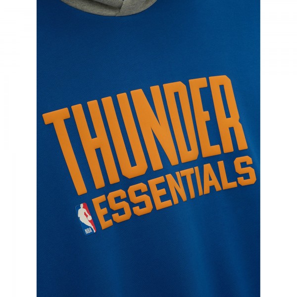 Unisex Oklahoma City Thunder Fear of God x NBA Blue/Heather Gray Sport Hoodie