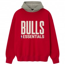 Толстовка Unisex Chicago Bulls Fear of God x NBA Red/Heather Gray Sport