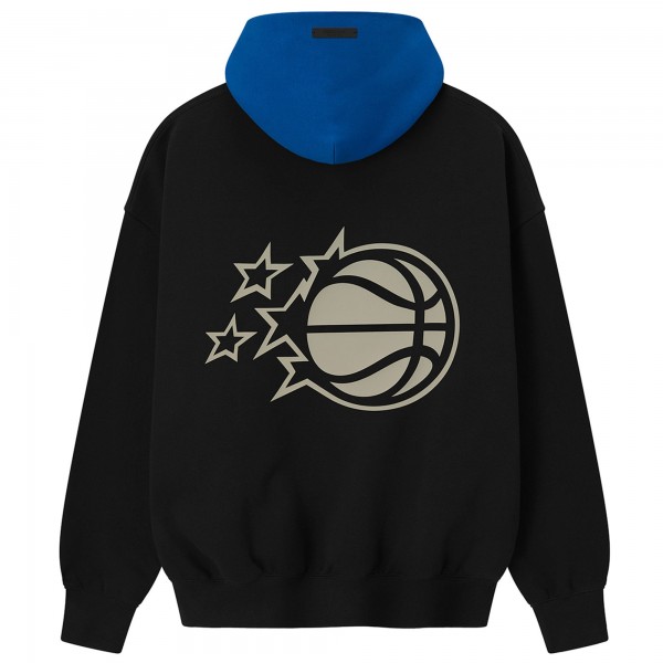 Unisex Orlando Magic Fear of God x NBA Black/Blue Sport Hoodie