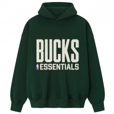 Unisex Milwaukee Bucks Fear of God x NBA Hunter Green Sport Hoodie