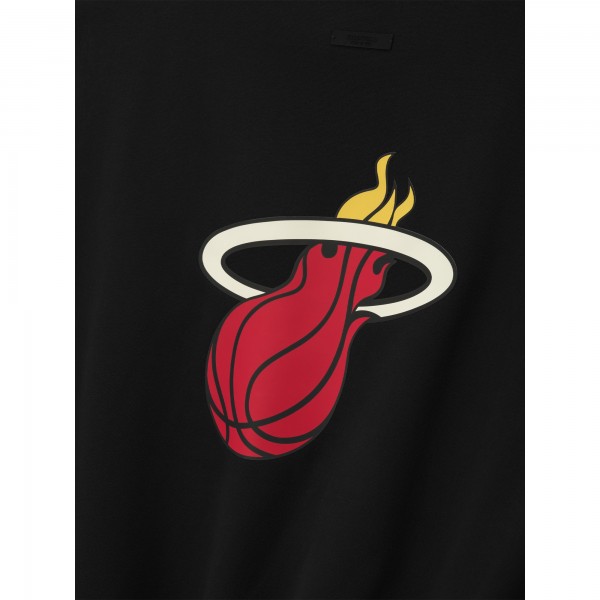 Unisex Miami Heat Fear of God x NBA Heather Black Sport Sweatshirt