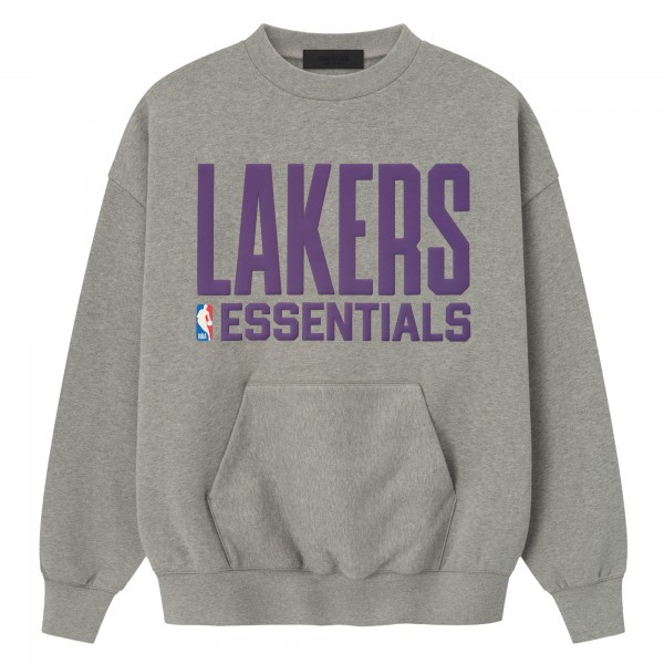 Кофта Unisex Los Angeles Lakers Fear of God x NBA Heather Gray Sport