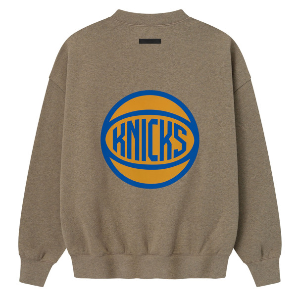 Свитшот Unisex New York Knicks Fear of God x NBA Walnut Sport