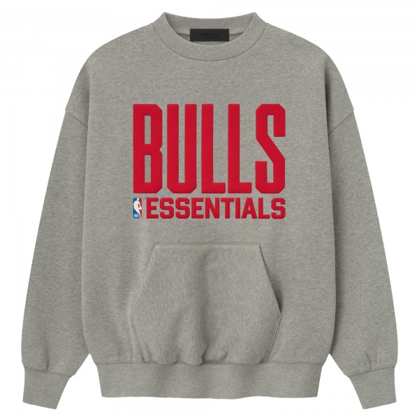 Кофта Unisex Chicago Bulls Fear of God x NBA Heather Gray Sport