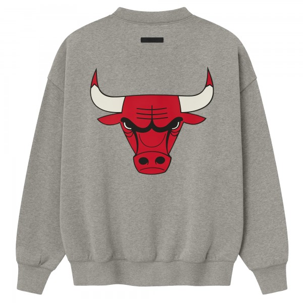Кофта Unisex Chicago Bulls Fear of God x NBA Heather Gray Sport