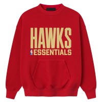 Кофта Unisex Atlanta Hawks Fear of God x NBA Red Sport