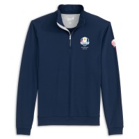 New York Yankees johnnie-O Navy 2025 Ryder Cup Motion Performance Quarter-Zip Pullover