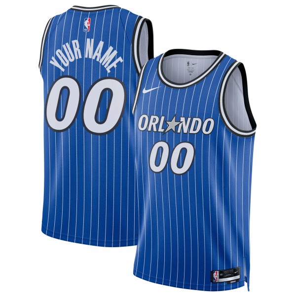 Именная джерси Unisex Orlando Magic Nike Blue Swingman - Icon Edition