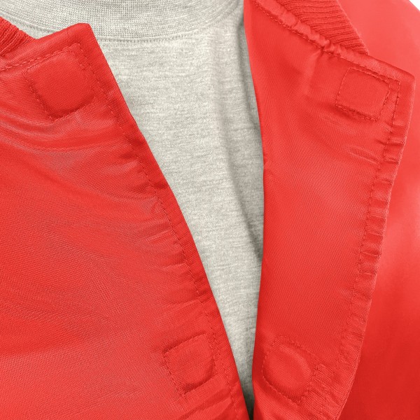 Toronto Raptors G-III Sports by Carl Banks Red Adaptive Bold Logo Satin Varsity Jacket