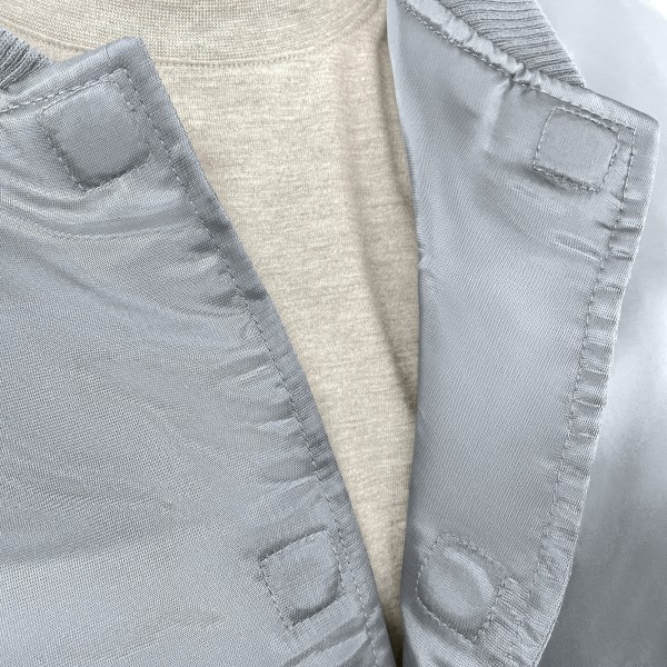 Куртка Orlando Magic G-III Sports by Carl Banks Gray Adaptive Bold Logo Satin Varsity