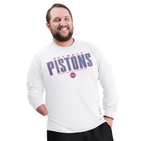Detroit Pistons G-III Sports by Carl Banks White Adaptive Printed Mesh Effect Long Sleeve T-Shirt