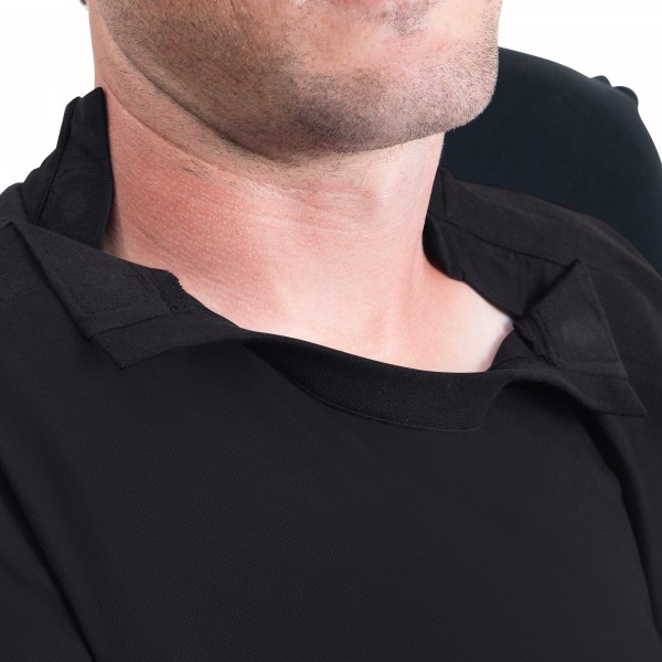 New York Knicks G-III Sports by Carl Banks Black Adaptive Printed Mesh Effect Long Sleeve T-Shirt