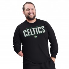 Boston Celtics G-III Sports by Carl Banks Black Adaptive Printed Mesh Effect Long Sleeve T-Shirt